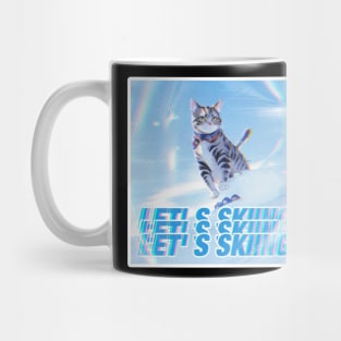 Cat Skiing Mug